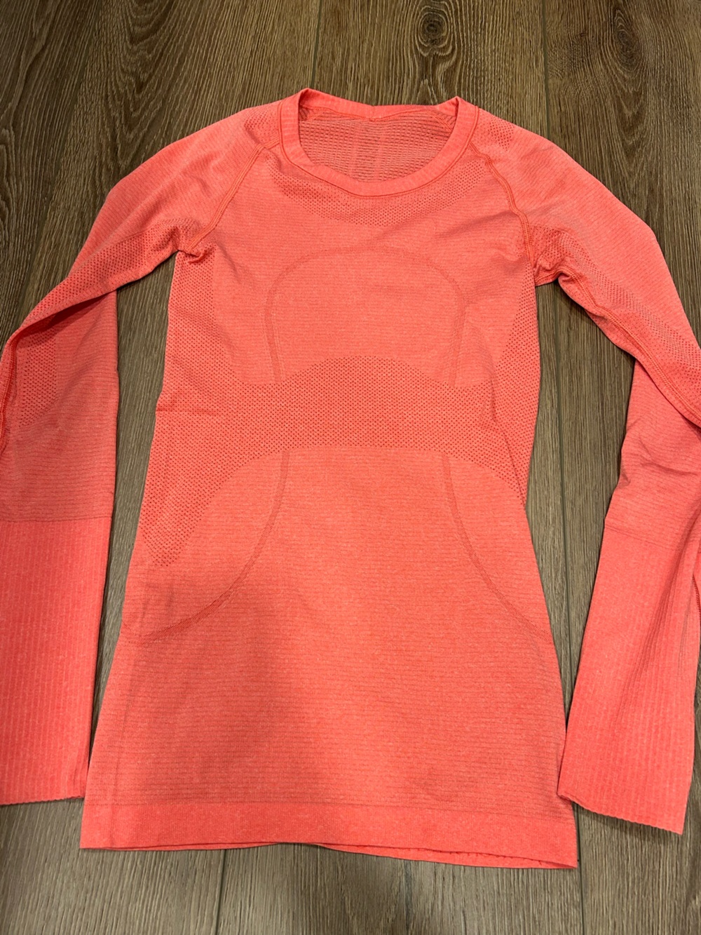 Lululemon Coral Swiftly Tech Long Sleeve Top